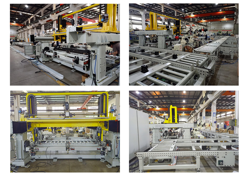 龍門(mén)吊上梁、立柱機(jī)器人弧焊流水線